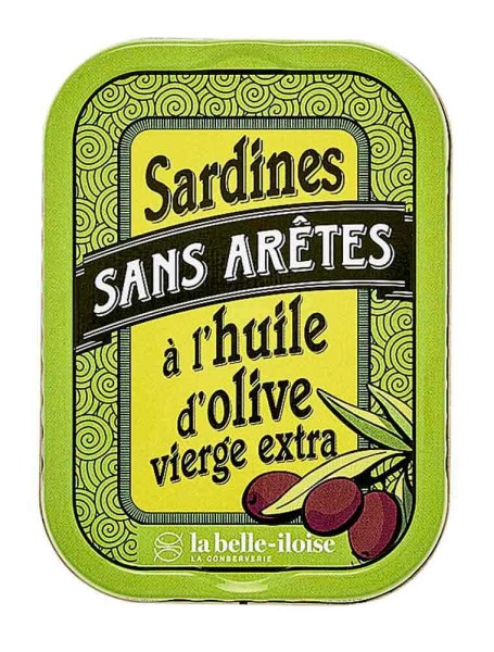 la belle-iloise Sardinen ohne Gräten in Olivenöl - Dose 115 g