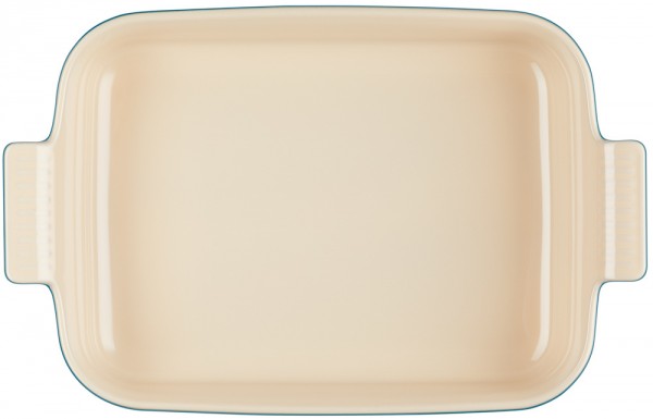 Le Creuset Auflaufform Tradition Steinzeug Deep Teal 19cm