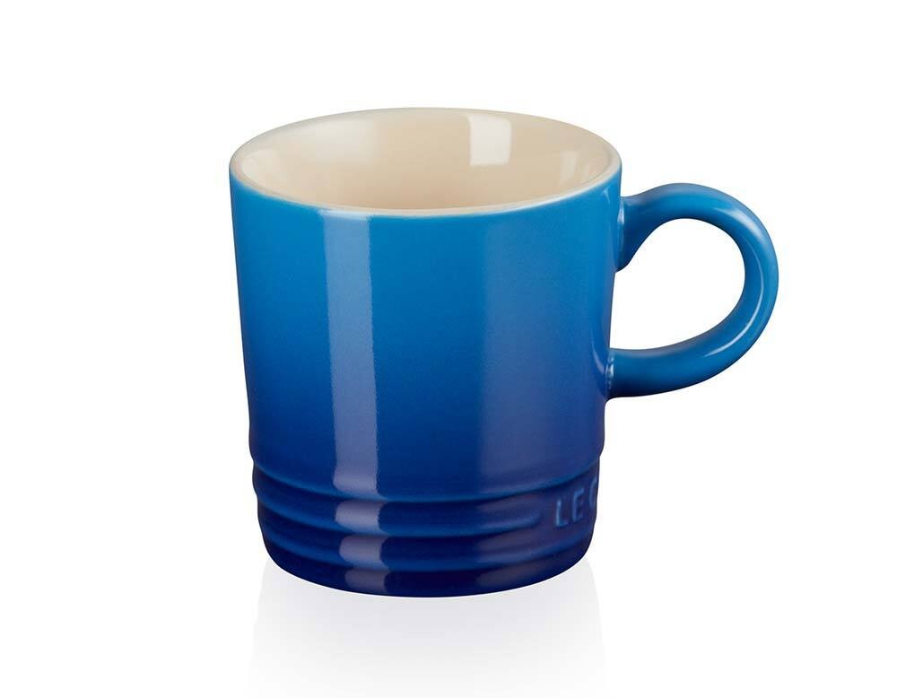 Le Creuset Tasse Becher Steinzeug Azure Blau 100 ml