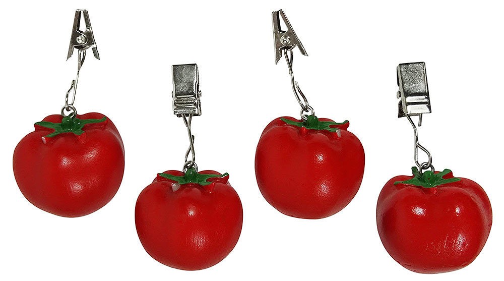 Tischdeckenbeschwerer Tomaten Rot Tischdeckengewichte 4 Stück Tischdeckenhalter