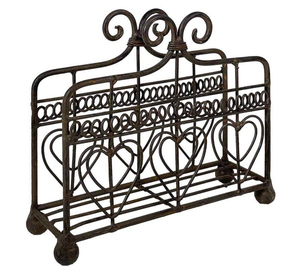 Serviettenhalter Eisen Braun Landhaus Serviettenständer Vintage-Stil 14x17cm