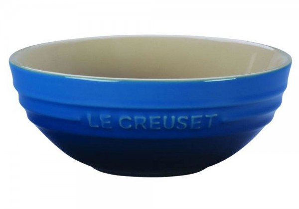 Le Creuset Schüssel Steinzeug Marseille Blau 25cm