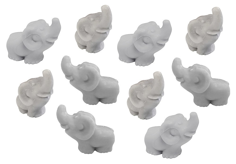 10 x Seife Elefant Grau Himbeere (Framboise) Kinderseife Tierseife Motivseife 10x25g