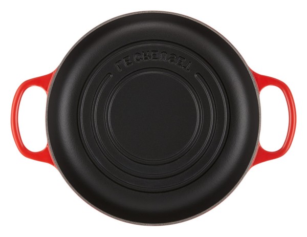 Le Creuset Brotbräter Rund Gusseisen Kirschrot 24cm