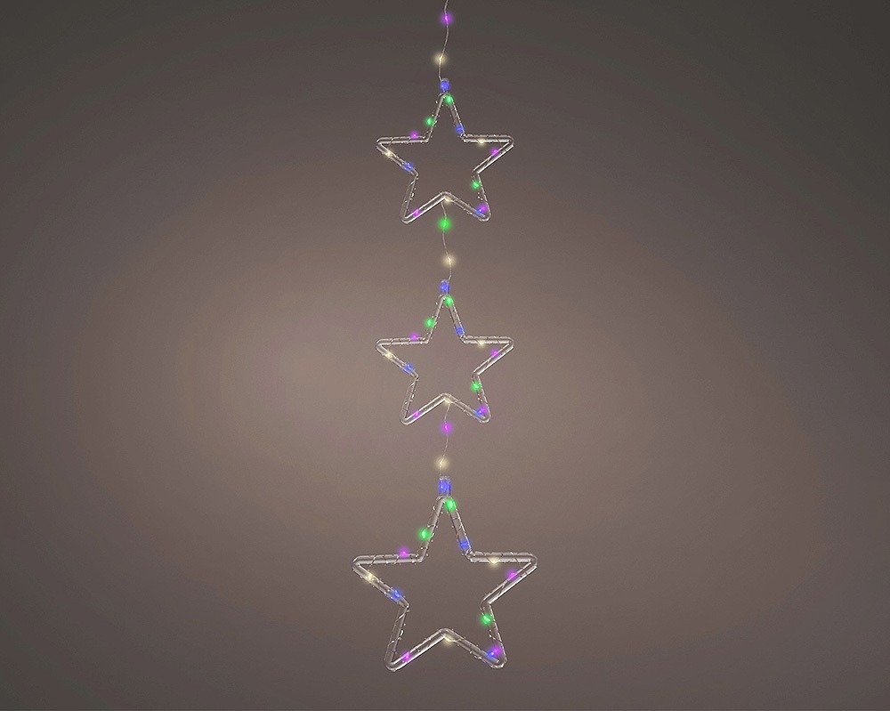 Weihnachtssterne Beleuchtet LED Sterne 3 Stück Außen Mehrfarbig zum Hängen günstig online kaufen