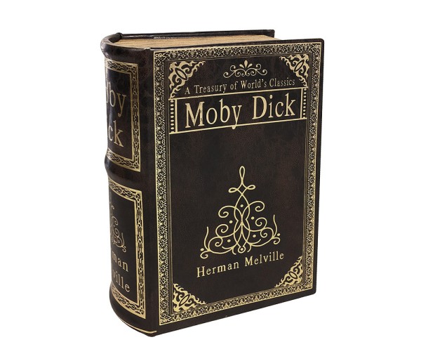 Hohles Buch Geheimfach MOBY DICK Buchversteck Buchsafe Antik-Stil