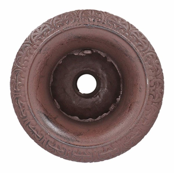 Französische Louvre Vase Amphore Gusseisen Schwer Antik-Stil Braun 30cm