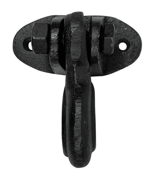 Deckenhaken schwingend Rustikal Wandhaken Gusseisen Schwarz Antik-Stil Vintage