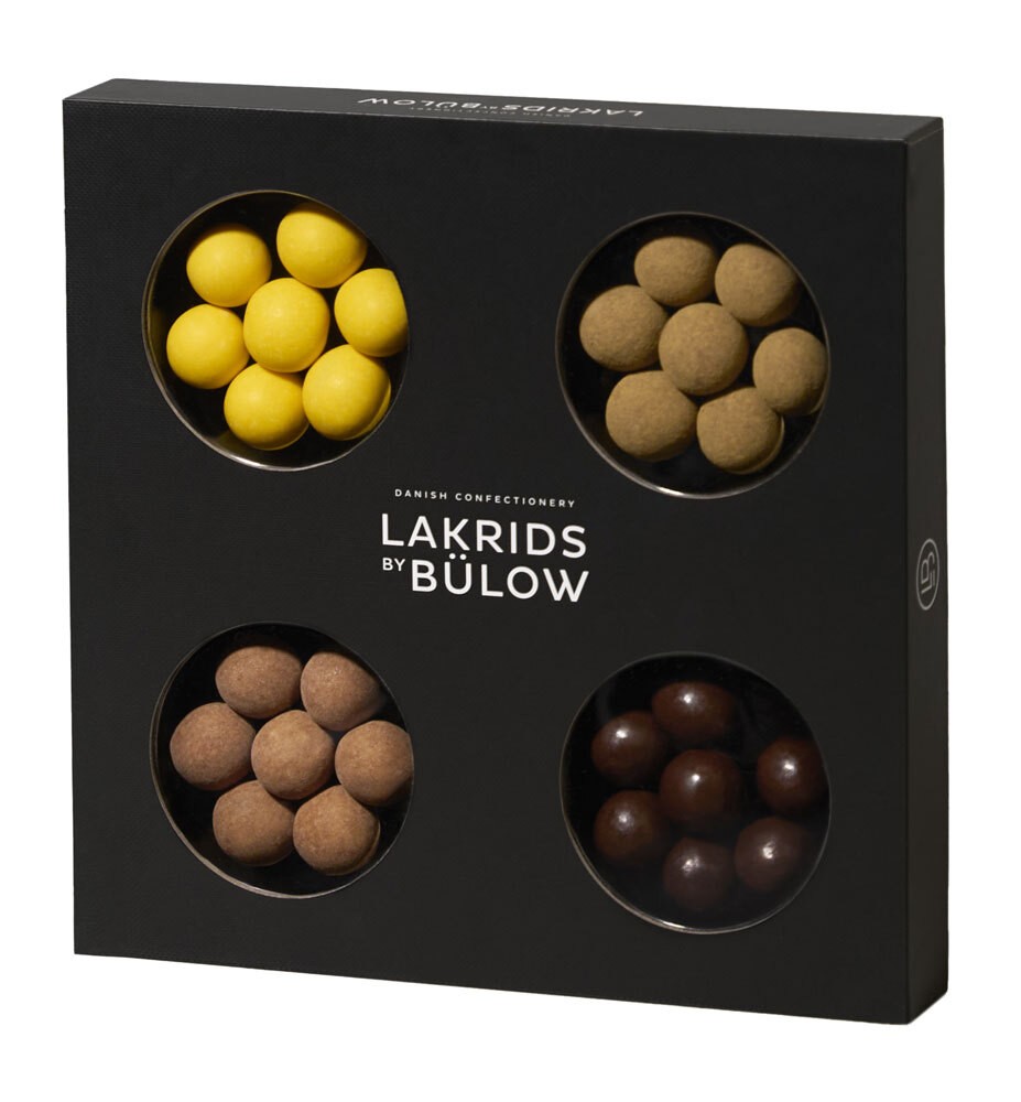 Lakrids by Bülow Small Selection Box Geschenkset 4 Sorten Lakritz 175 g