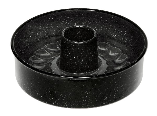 Riess Tortenform 3-teilig Emaille Schwarz 26cm