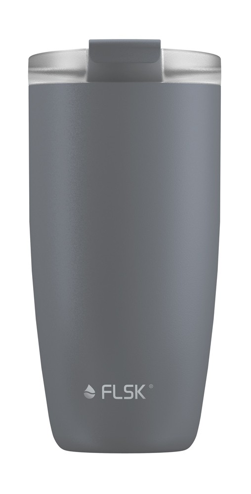 FLSK CUP Kaffeebecher Stone Grau Coffee to go-Becher 500 ml