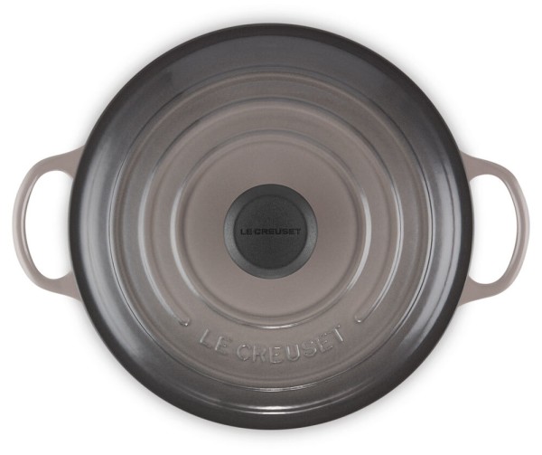 Le Creuset La Marmite Signature Familientopf Gusseisen Flint Grau 28cm