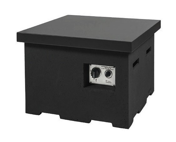 Happy Cocooning Deckel für Feuertisch klein quadratisch schwarz