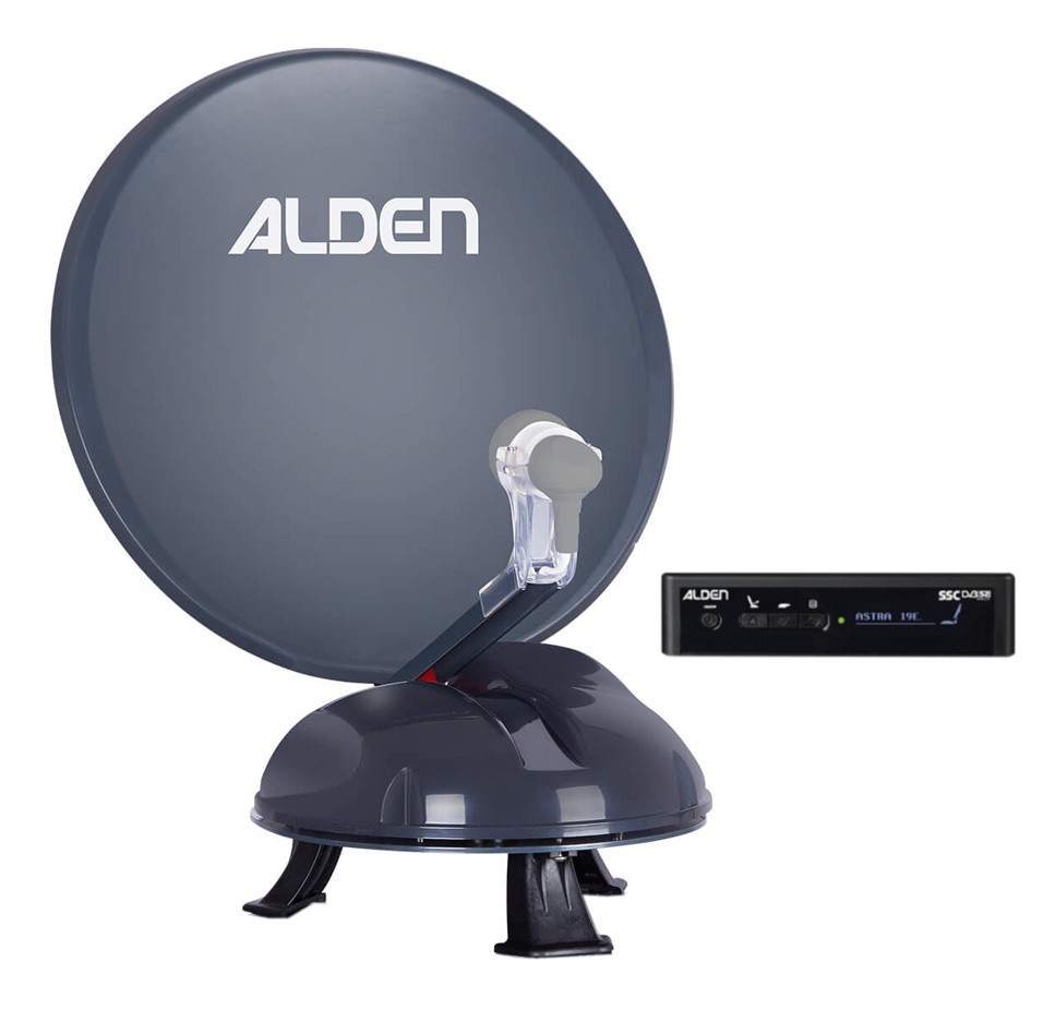 Image of Alden SATLIGHT-TRACK 50 HD SINGLE grau mit S.S.C. Steuermodul