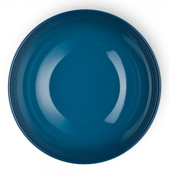 Le Creuset Salatschüssel Steinzeug Deep Teal 24cm
