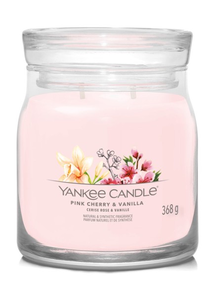 Yankee Candle Duftkerze Signature Pink Cherry & Vanilla 368 g