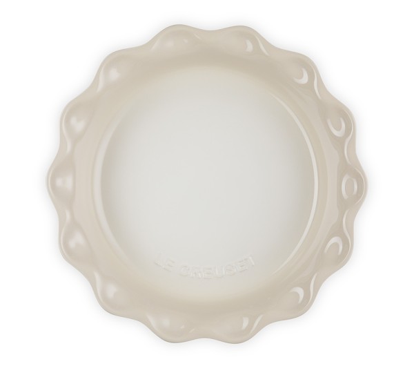 Le Creuset Pie-Form Kuchenform Steinzeug Meringue 23cm