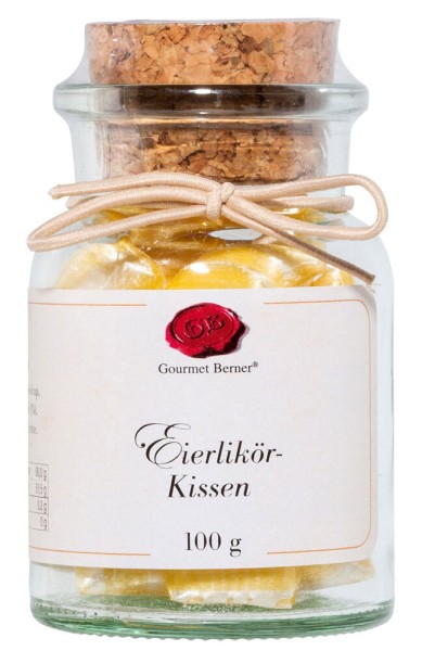 Gourmet Berner Eierlikör-Kissen Bonbons 100 g