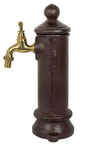 Wasserzapfsäule Klein Wasserzapfstelle für Garten Standbrunnen Antik-Stil 29cm