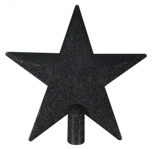 Christbaumschmuck Set Schwarz 33 teilig mit Spitze Christbaumkugeln bruchfest