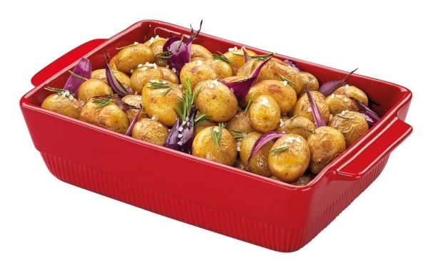 Spring Auflaufform CHALET Rechteckig Keramik Rot