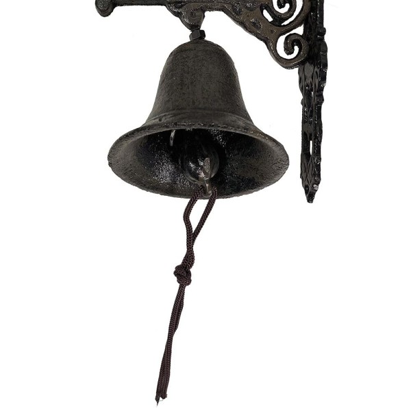 Türglocke Pferd Schwarz Glocke Landhausstil Gusseisen Rustikal Antik-Stil