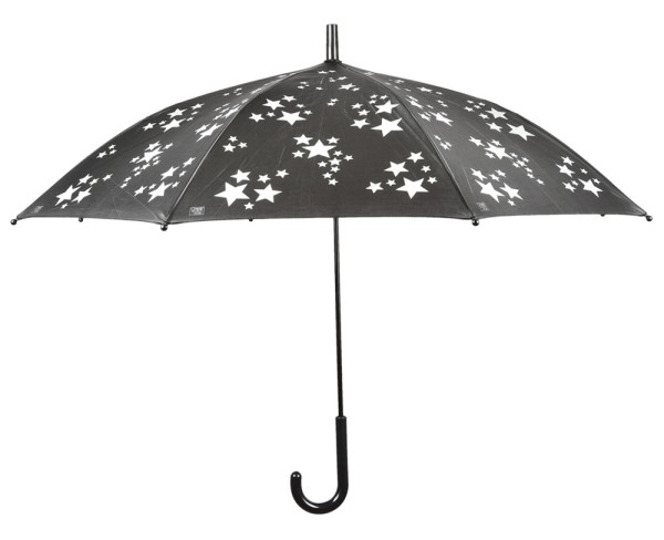 Regenschirm Reflektor Kinder Sterne Stockschirm Kinderschirm reflektierend
