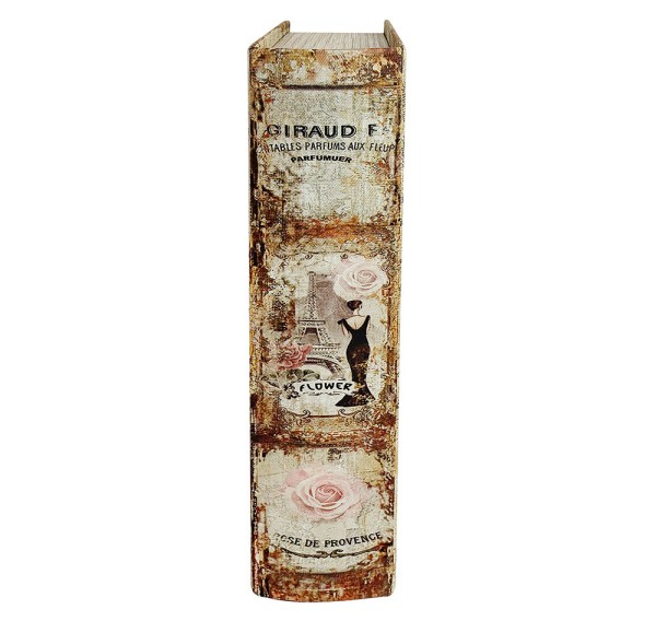 Hohles Buch Eiffelturm Paris mit Geheimfach Vintage Buchversteck Antik-Stil