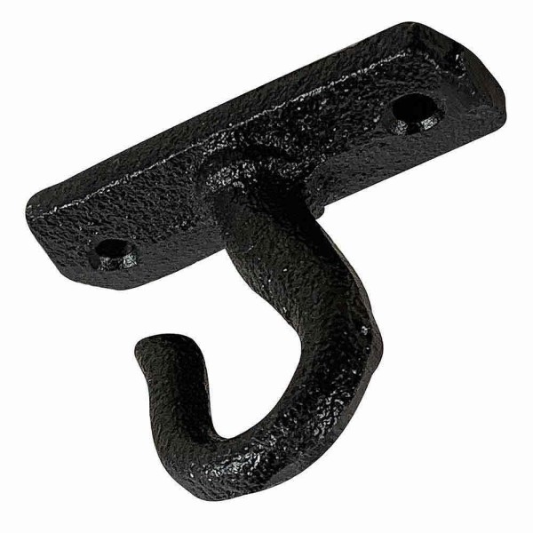 Deckenhaken Wandhaken Rustikal Wandhalterung Gusseisen Antik-Stil Schwarz 5,5cm
