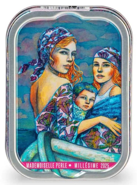 La Perle des Dieux Jahrgangssardinen 2025 Mademoiselle Perle - Dose 115 g