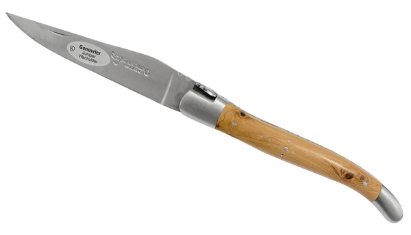 Laguiole en Aubrac Taschenmesser Wacholder (Genévrier) matt 12 cm