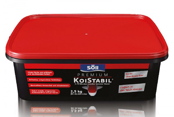 Söll Premium KoiStabil Perfektes Teich -Klima 2,5 kg bis 25000 L