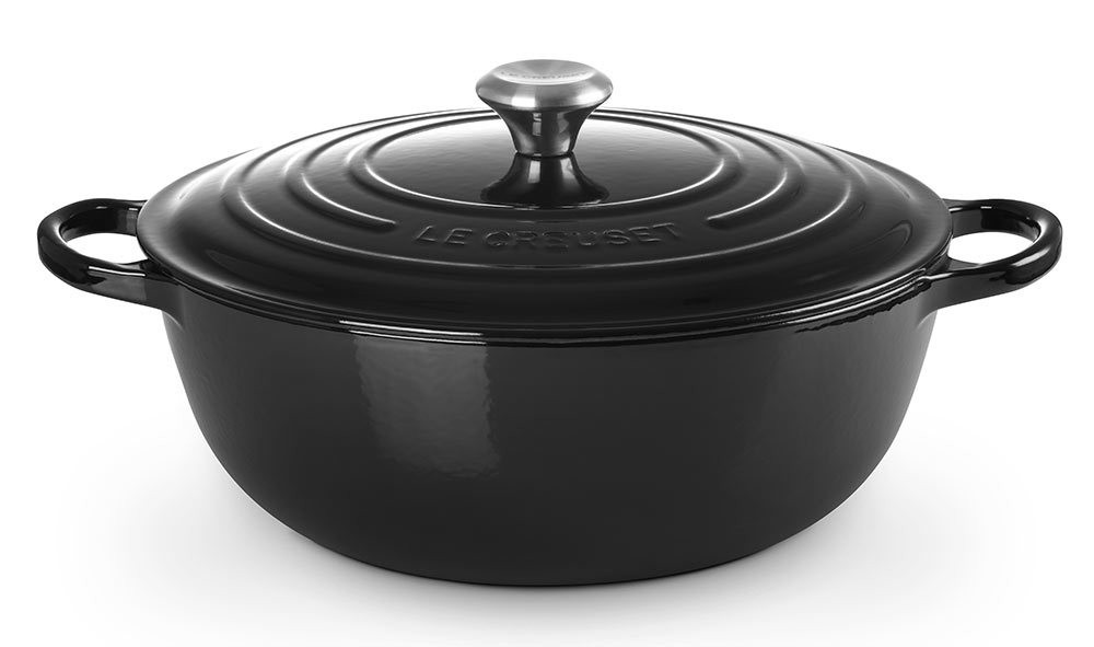 Le Creuset La Marmite Signature Familientopf Gusseisen Schwarz 24cm