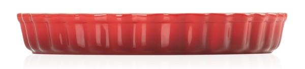 Le Creuset Tarte-Form Steinzeug Kirschrot 28cm