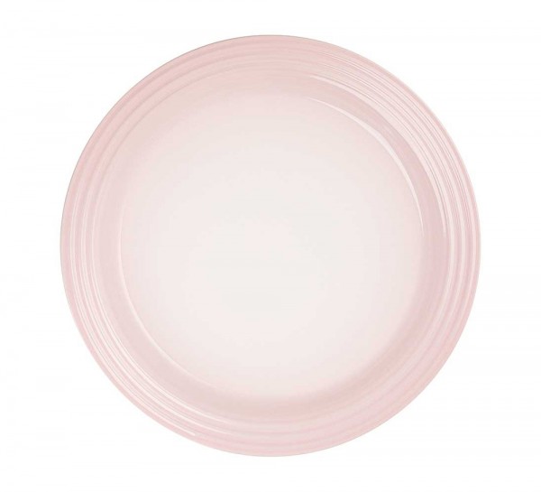 Le Creuset Frühstücksteller Steinzeug Shell Pink 22cm