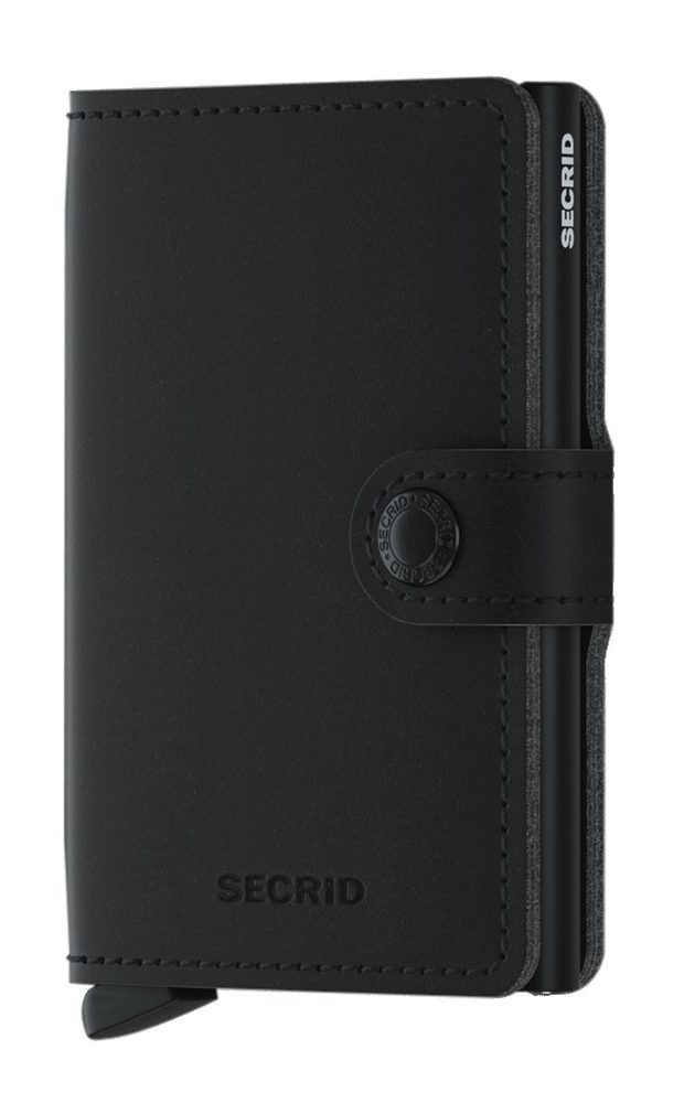 Secrid Miniwallet Vegan Soft Touch Black  Leder