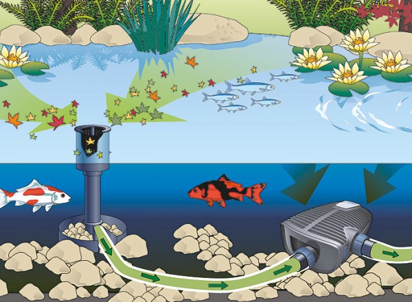 Oase AquaSkim 40 Teich Skimmer mit Teleskoprohr