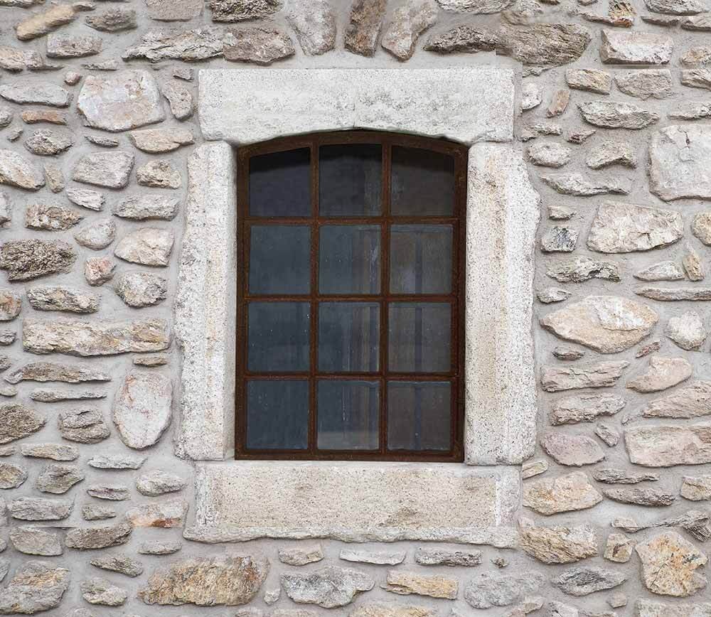 Stallfenster Eisenfenster Rostig Nostalgie Scheunenfenster Rahmen Antik-Stil 78cm