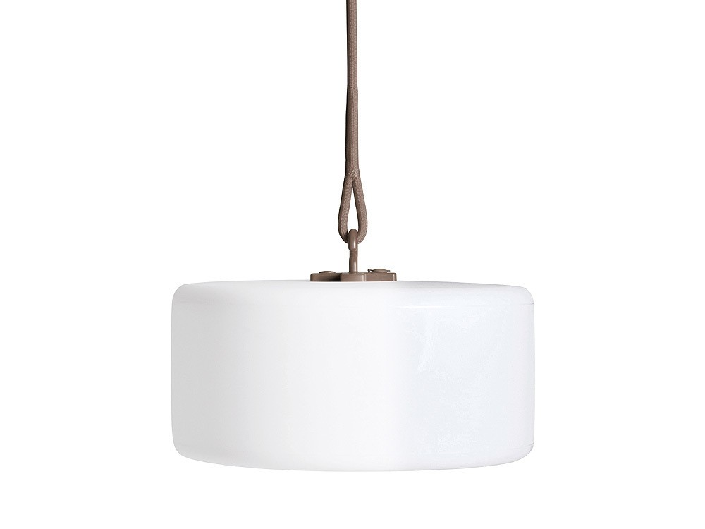 Fatboy Thierry Le Swinger Taupe LED Outdoor Lampe Weiß Taupe Ø 40,5 cm