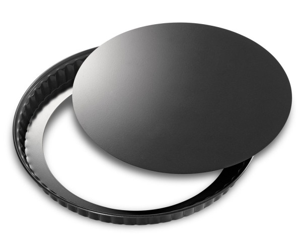 Küchenprofi Quicheform mit Hebeboden Antihaftbeschichtet Schwarz 28cm