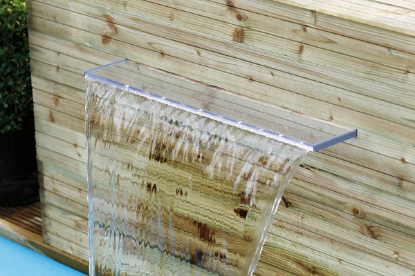 Ubbink Niagara 60 LED Acryl Wasserfall Element Beleuchtet