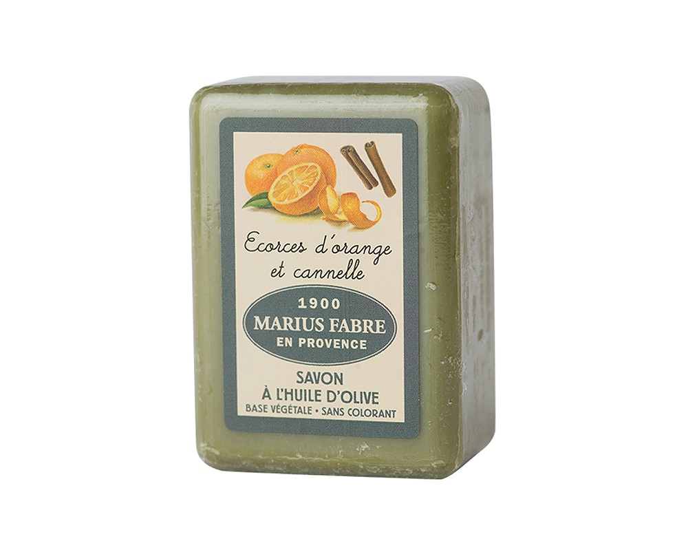 Marius Fabre Bio-Olivenöl Seife Orange & Zimt (Orange et Cannelle) Shea-Butter - 150g