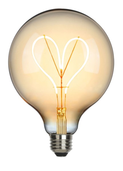 Sompex Herz LED Filament Leuchtmittel Glühbirne E27