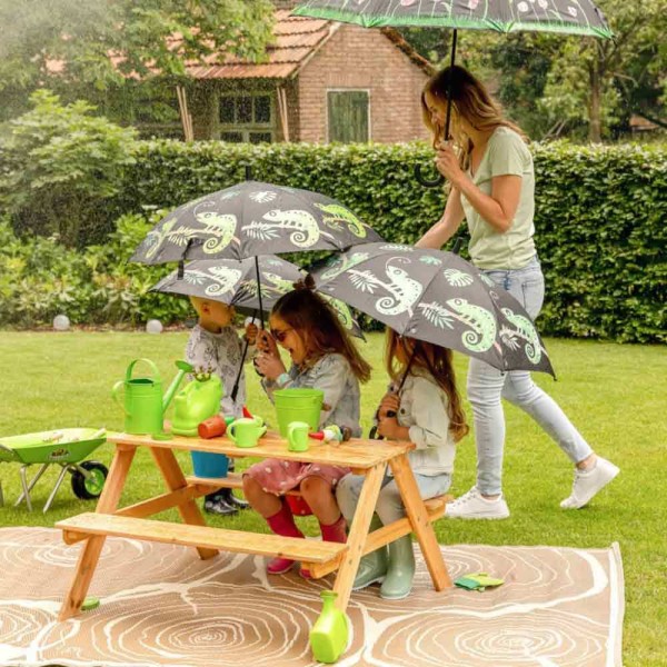 Regenschirm Chamäleon Farbwechsel bei Regen Kinderschirm Stockschirm