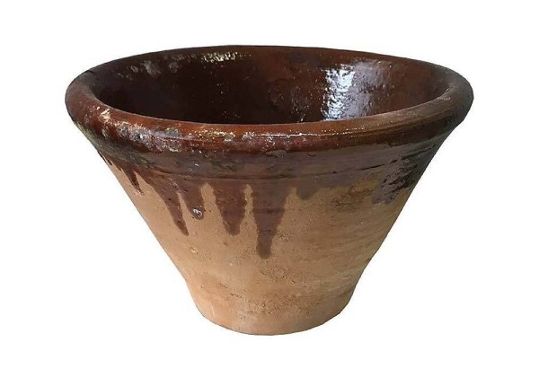 Harztopf zum Bepflanzen, tolle Deko für Blumen, als Planzgefäß oder Kerzenhalter