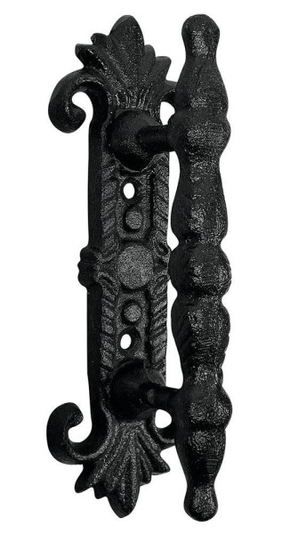 Möbelgriff Griff Schubladengriff Antik-Stil Gusseisen Schwarz 16,5cm