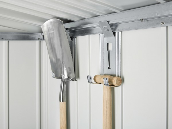 Biohort Geräteschrank 230 Aufbewahrungsschrank 227x83x182,5cm Silber-Metallic