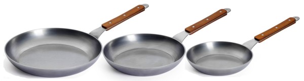 Woll Carbon Steel Bratpfanne Flach Induktion Flachpfanne Karbonstahl PFAS-frei