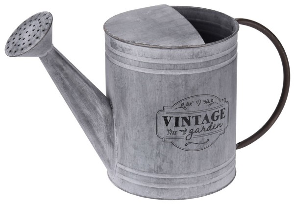 Deko Gießkanne Vintage Garden Zink Patiniert Giesskanne Antik-Stil