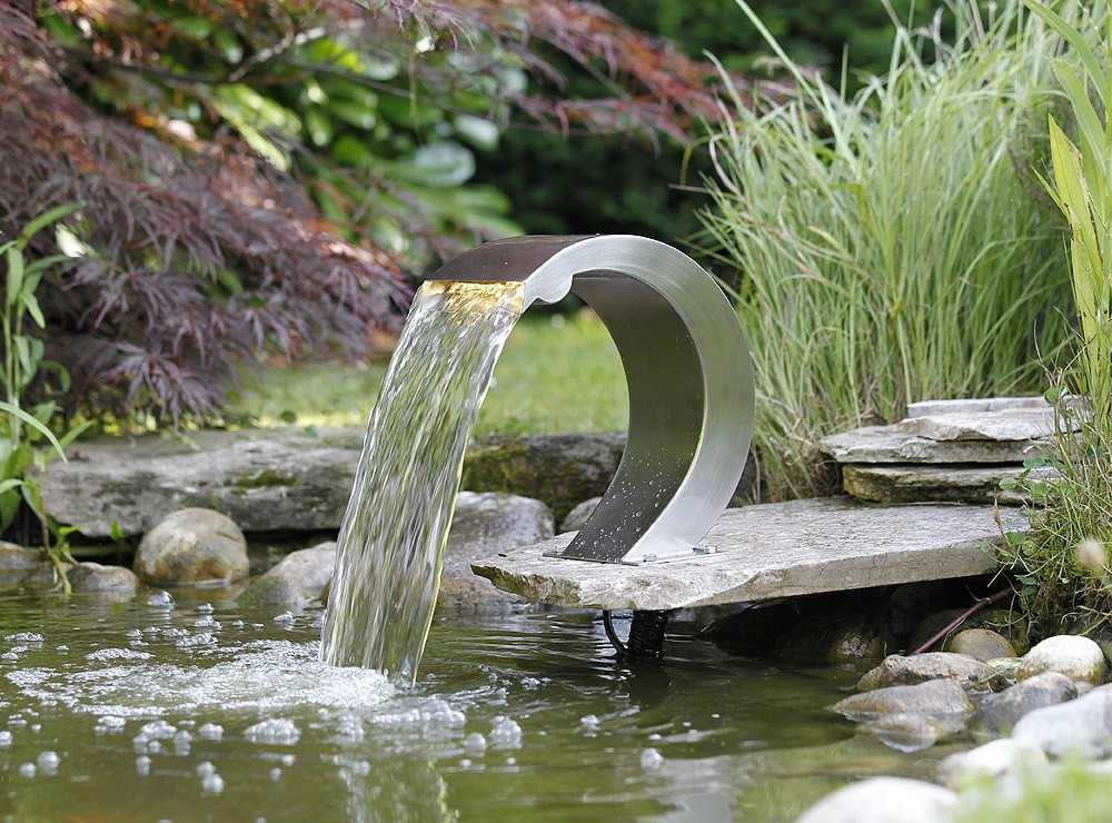 Ubbink Edelstahl-wasserfall Mamba S-led 7504632 günstig online kaufen